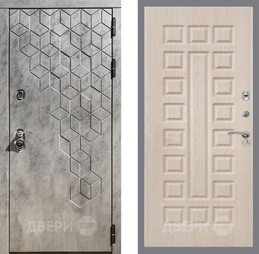 Входная металлическая Дверь Рекс (REX) 23 FL-183 Беленый дуб в Балашихе