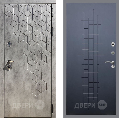 Входная металлическая Дверь Рекс (REX) 23 FL-289 Ясень черный в Балашихе