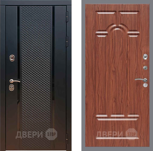 Входная металлическая Дверь Рекс (REX) 25 FL-58 орех тисненый в Балашихе