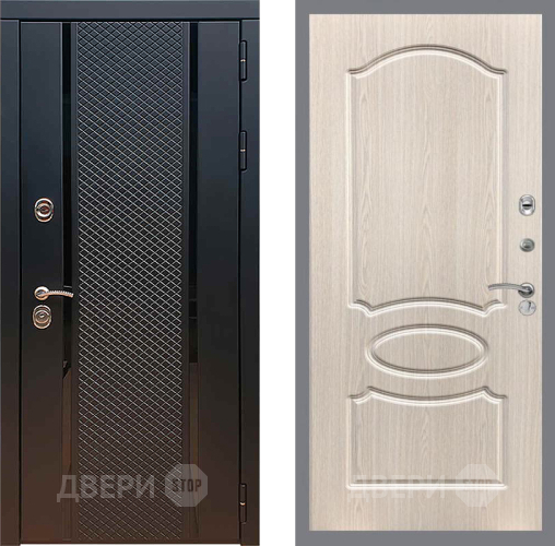 Входная металлическая Дверь Рекс (REX) 25 FL-128 Беленый дуб в Балашихе