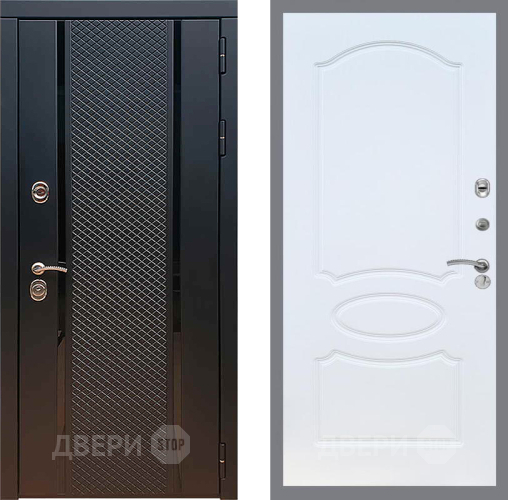 Входная металлическая Дверь Рекс (REX) 25 FL-128 Белый ясень в Балашихе