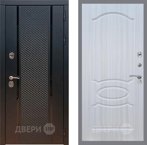 Входная металлическая Дверь Рекс (REX) 25 FL-128 Сандал белый в Балашихе
