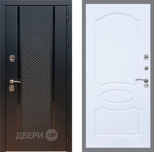 Входная металлическая Дверь Рекс (REX) 25 FL-128 Силк Сноу в Балашихе