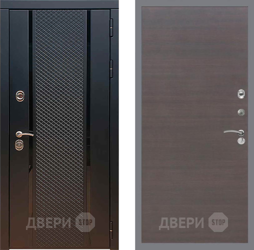 Входная металлическая Дверь Рекс (REX) 25 GL венге поперечный в Балашихе