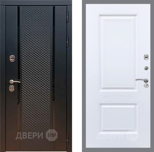 Входная металлическая Дверь Рекс (REX) 25 Смальта Силк Сноу в Балашихе