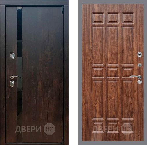 Входная металлическая Дверь Рекс (REX) 26 FL-33 орех тисненый в Балашихе