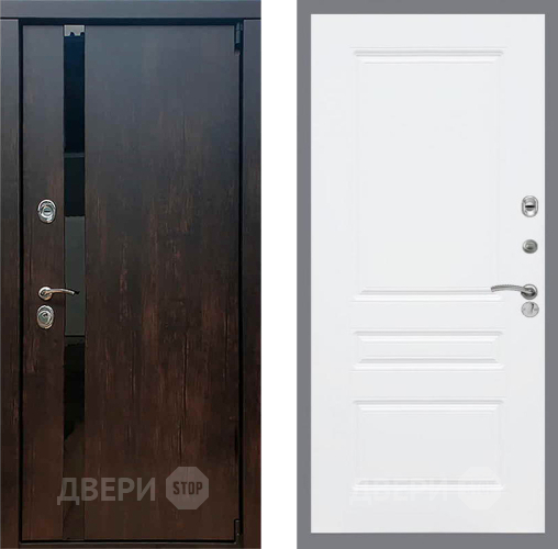 Входная металлическая Дверь Рекс (REX) 26 FL-243 Силк Сноу в Балашихе