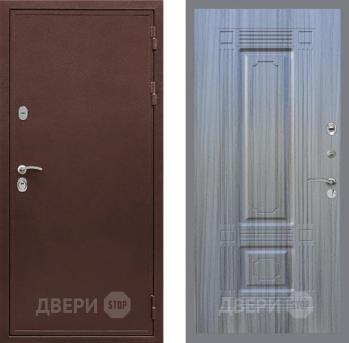 Дверь Рекс (REX) 5 металл 3 мм FL-2 Сандал грей в Балашихе