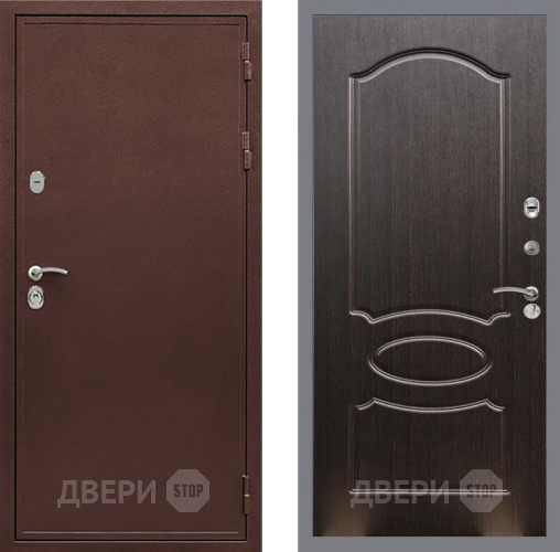 Входная металлическая Дверь Рекс (REX) 5 металл 3 мм FL-128 Венге светлый в Балашихе