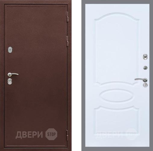 Дверь Рекс (REX) 5 металл 3 мм FL-128 Силк Сноу в Балашихе