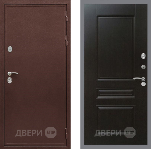 Входная металлическая Дверь Рекс (REX) 5 металл 3 мм FL-243 Венге в Балашихе