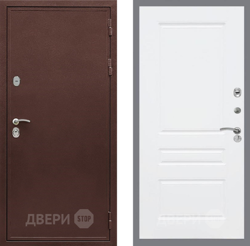 Входная металлическая Дверь Рекс (REX) 5 металл 3 мм FL-243 Силк Сноу в Балашихе