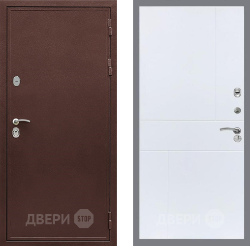 Входная металлическая Дверь Рекс (REX) 5 металл 3 мм FL-290 Силк Сноу в Балашихе