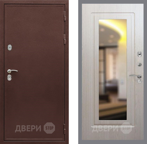 Входная металлическая Дверь Рекс (REX) 5 металл 3 мм FLZ-120 Беленый дуб в Балашихе