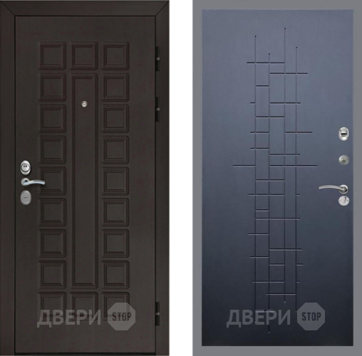 Входная металлическая Дверь Рекс (REX) Сенатор Cisa FL-289 Ясень черный в Балашихе