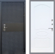 Входная металлическая Дверь Стоп БЛЭК CISA ФЛ-128 Белый ясень в Балашихе