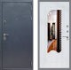 Входная металлическая Дверь Стоп СИЛЬВЕР ЗкркалоФЛ-147 Ясень белый в Балашихе