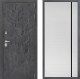 Входная металлическая Дверь Дверной континент ДК-3/713 ФЛ-757 Черное Стекло Софт милк в Балашихе