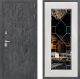 Входная металлическая Дверь Дверной континент ДК-3/713 ФЛ-Тиффани Зеркало Белое дерево в Балашихе