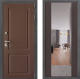 Входная металлическая Дверь Дверной континент ДК-3/729 ФЛЗ-1 Зеркало Венге в Балашихе
