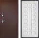 Входная металлическая Дверь Дверной континент Рубикон Медь Дизайн ФЛ-183 Сандал белый в Балашихе