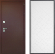 Дверь Дверной континент Рубикон Медь Дизайн ФЛ-Тиффани Белый софт в Балашихе