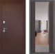 Дверь Дверной континент Рубикон Медь Дизайн ФЛЗ-1 Зеркало Венге в Балашихе