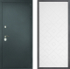 Дверь Дверной континент Рубикон Серебро Дизайн ФЛ-Тиффани Белый софт в Балашихе