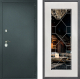 Входная металлическая Дверь Дверной континент Рубикон Серебро Дизайн ФЛ-Тиффани Зеркало Белое дерево в Балашихе