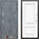 Дверь Лабиринт (LABIRINT) Бетон 26 Белый (RAL-9003) в Балашихе