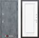 Входная металлическая Дверь Лабиринт (LABIRINT) Бетон 27 Белый (RAL-9003) в Балашихе