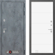 Входная металлическая Дверь Лабиринт (LABIRINT) Бетон 13 Белый софт в Балашихе