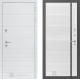 Входная металлическая Дверь Лабиринт (LABIRINT) Трендо 22 Белый софт в Балашихе