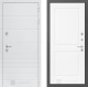 Входная металлическая Дверь Лабиринт (LABIRINT) Трендо 11 Белый софт в Балашихе