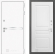 Входная металлическая Дверь Лабиринт (LABIRINT) Лайн White 03 Белый софт в Балашихе