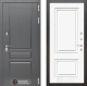 Входная металлическая Дверь Лабиринт (LABIRINT) Платинум 26 Белый (RAL-9003) в Балашихе