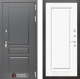 Входная металлическая Дверь Лабиринт (LABIRINT) Платинум 27 Белый (RAL-9003) в Балашихе