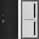 Входная металлическая Дверь Лабиринт (LABIRINT) Classic шагрень черная 02 Сандал белый в Балашихе