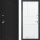 Входная металлическая Дверь Лабиринт (LABIRINT) Classic шагрень черная 21 Белый софт в Балашихе