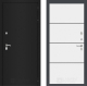 Дверь Лабиринт (LABIRINT) Classic шагрень черная 25 Белый софт в Балашихе