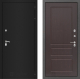 Входная металлическая Дверь Лабиринт (LABIRINT) Classic шагрень черная 03 Орех премиум в Балашихе