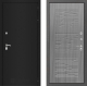 Входная металлическая Дверь Лабиринт (LABIRINT) Classic шагрень черная 06 Сандал грей в Балашихе