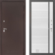 Входная металлическая Дверь Лабиринт (LABIRINT) Classic антик медь 22 Белый софт в Балашихе