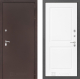 Входная металлическая Дверь Лабиринт (LABIRINT) Classic антик медь 11 Белый софт в Балашихе