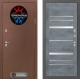 Входная металлическая Дверь Лабиринт (LABIRINT) Термо Магнит 20 Бетон темный в Балашихе