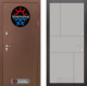 Входная металлическая Дверь Лабиринт (LABIRINT) Термо Магнит 21 Грей софт в Балашихе
