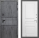 Входная металлическая Дверь Лабиринт (LABIRINT) Инфинити 03 Белый софт в Балашихе