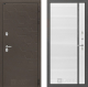 Входная металлическая Дверь Лабиринт (LABIRINT) Смоки 22 Белый софт в Балашихе