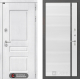 Входная металлическая Дверь Лабиринт (LABIRINT) Versal 22 Белый софт в Балашихе