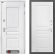 Входная металлическая Дверь Лабиринт (LABIRINT) Versal 03 Белый софт в Балашихе